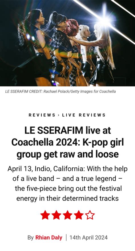 le sserafim coachella review